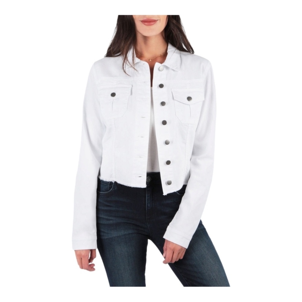 Kut from the Kloth White Jean Jacket